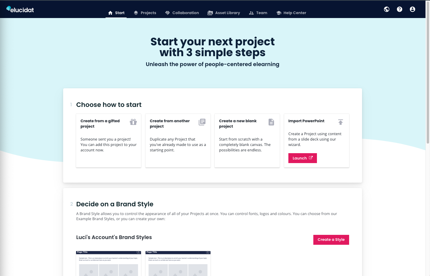 Author, Start page with gift.png