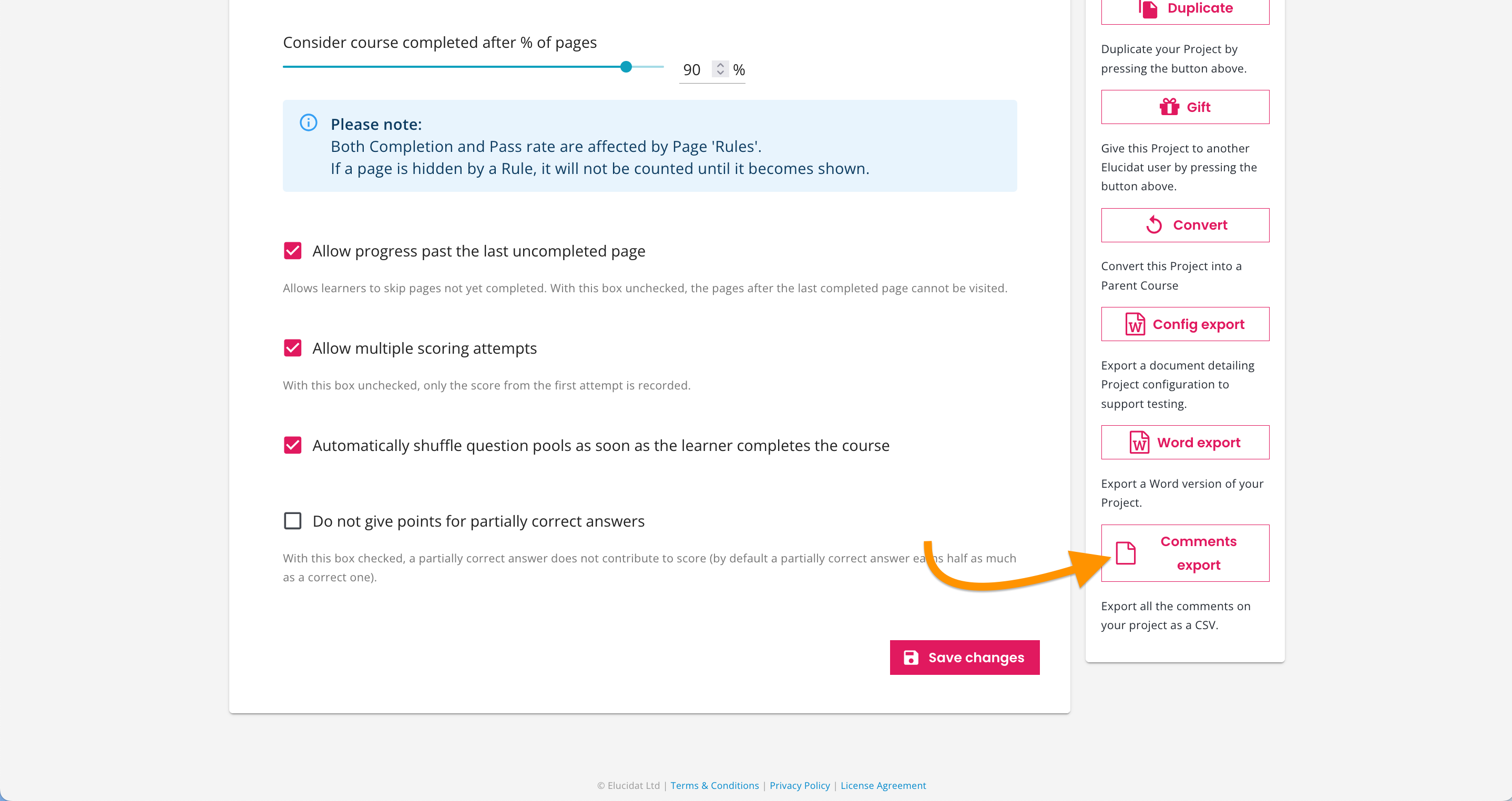 eluauthor-configure-comments-export