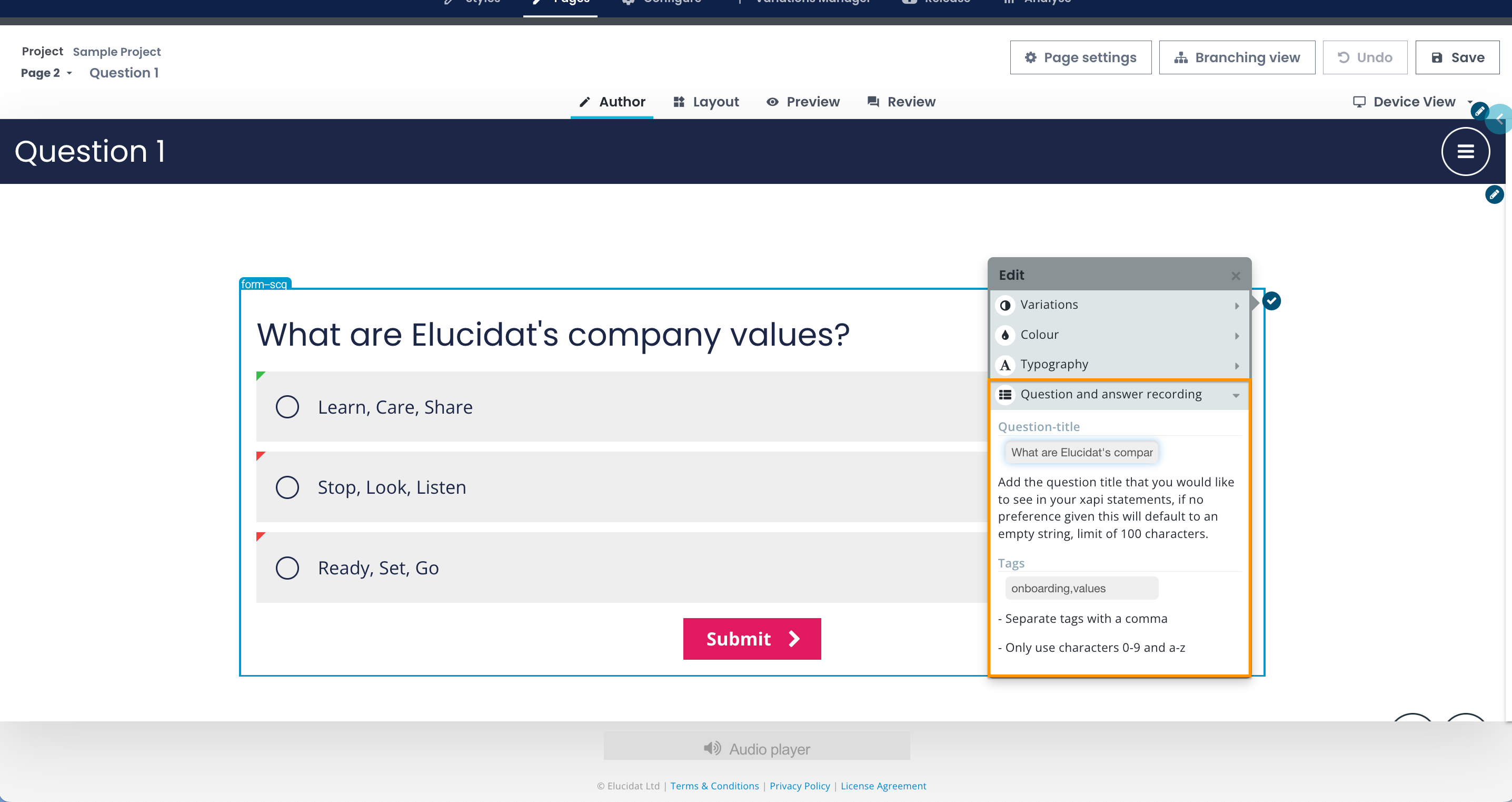 eluauthor-project-author-xapi-label-tag-fields