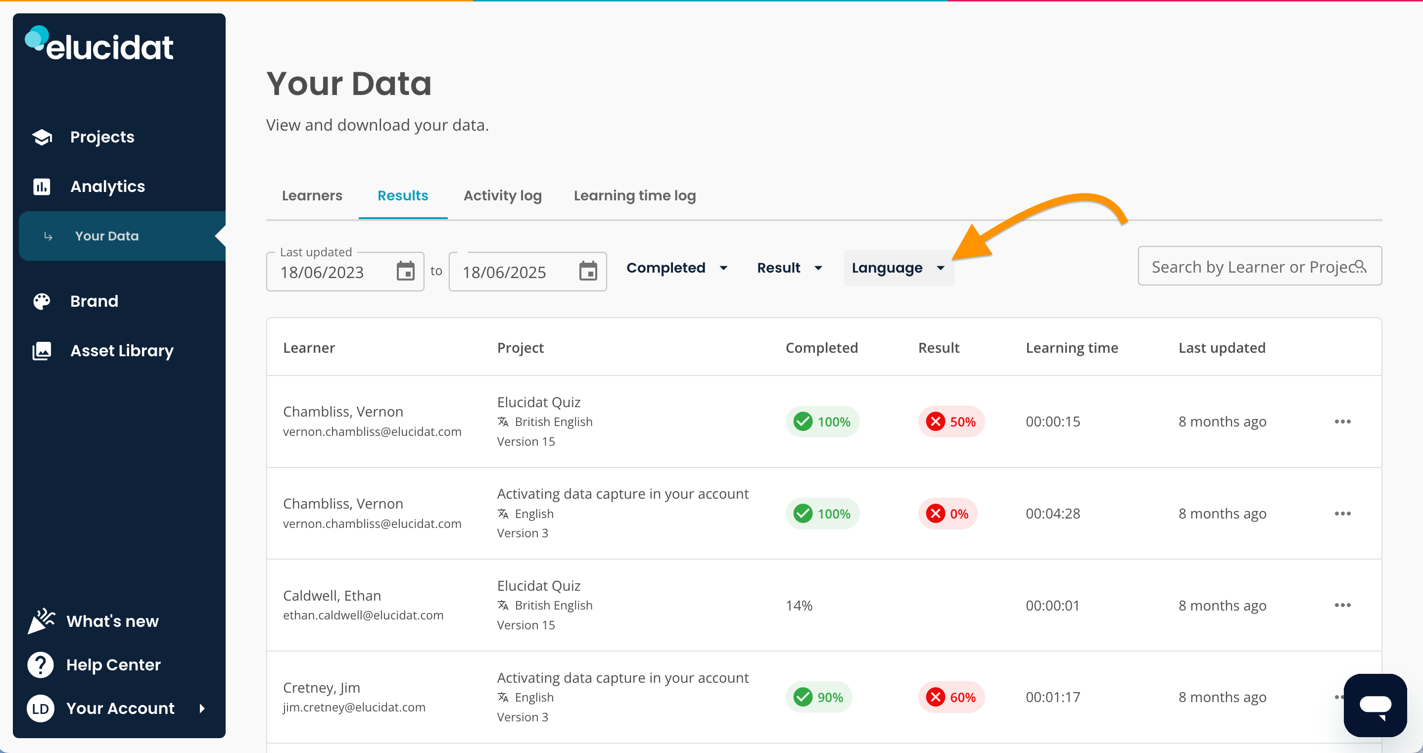 elucreate-your-data-language-filter