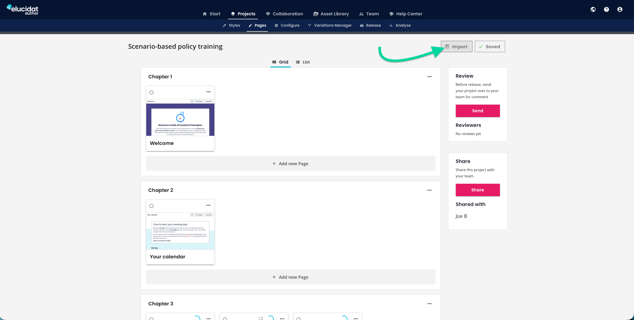 eluauthor-project-pages-import