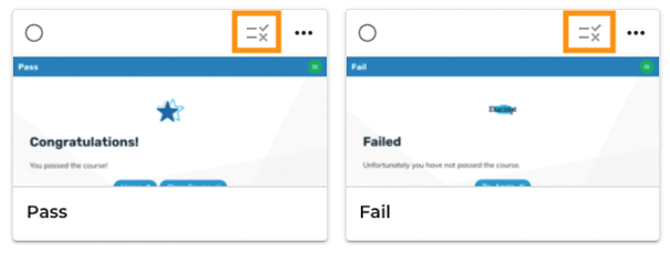 Creating Pass/Fail scenarios with separate results pages – Elucidat